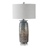 Olesya Swirl Glass Table Lamp - Blue / White by Uttermost - View 3