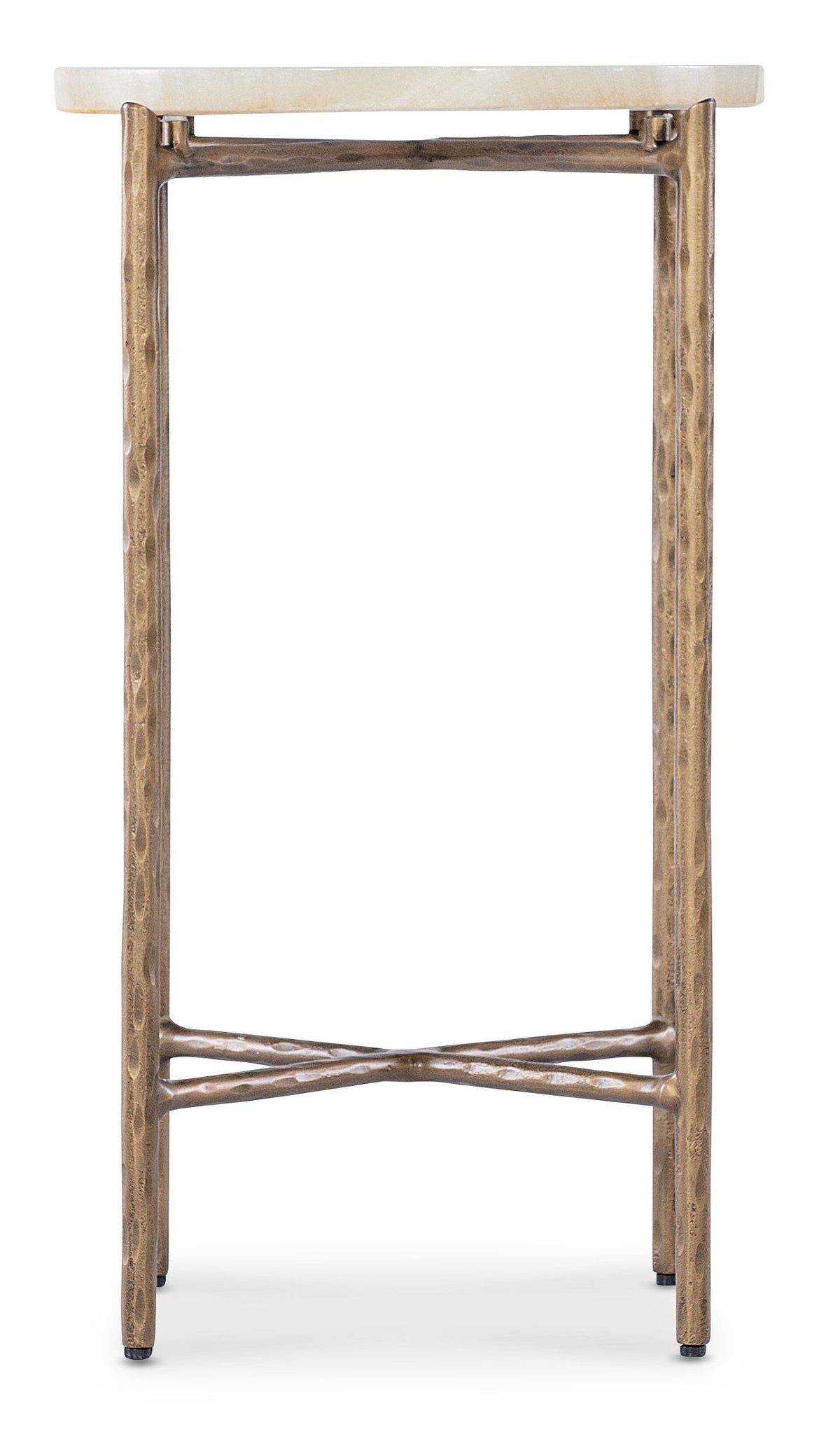 Melange Je Suis Petit Spot Table - Gold / White by Hooker Furniture - View 4
