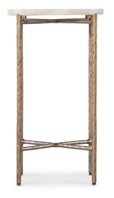 Melange Je Suis Petit Spot Table - Gold / White by Hooker Furniture - View 4