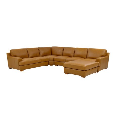 Leather Match Large Seating Modular Sectional - sold by Home Elegance USA