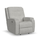 Arlo Transitional Fabric Power Rocking Recliner | Flexsteel