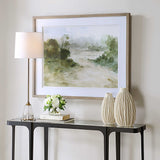 Verdant Watercolor Landscape Print - Light Brown by Uttermost - View 3