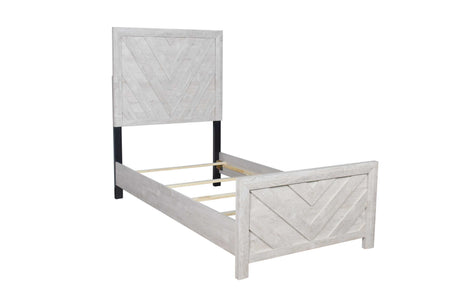 DENVER Twin 4PC Modern Style Storage Bedroom Set Made with Wood in Natural (NJ INVENTORY) - sold by Home Elegance USA