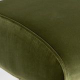 Knoll Mid-Century Accent Chair - Green by Uttermost - View 8