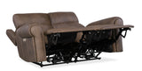 Duncan Power Loveseat With Power Headrest & Lumbar - Dark Brown by Hooker Furniture - View 4