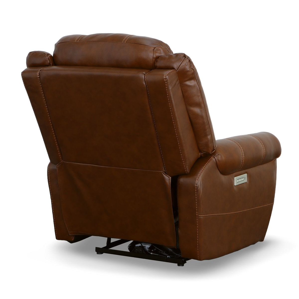 Oscar Power Recliner With Power Headrest - Grizzly | Flexsteel
