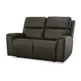 Jarvis Power Reclining Loveseat With Power Headrests - Mica | Flexsteel