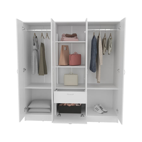 Maya Armoire, Bedroom, White - sold by Home Elegance USA
