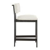 Apsley Counter Stool - Black / White by Uttermost - View 4