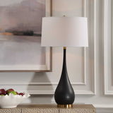 Nocturnal Black Table Lamp by Uttermost - View 2