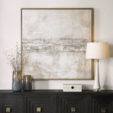 Desert Oasis Abstract Canvas Art - Gray by Uttermost - View 2