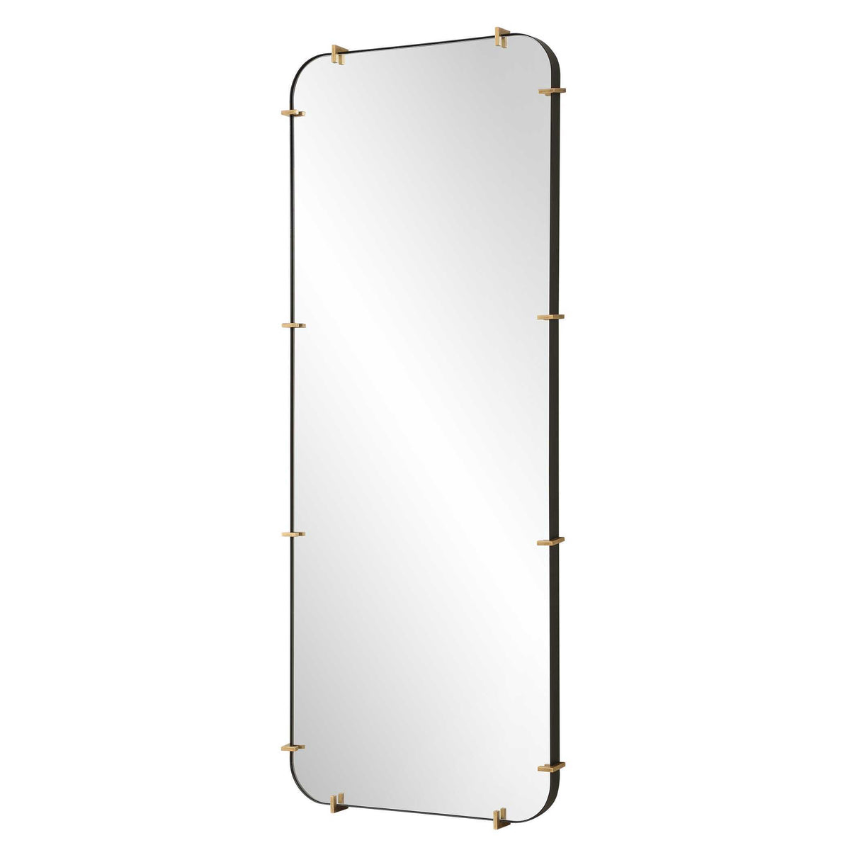 Pali Industrial Dressing Mirror - Gold by Uttermost - View 4