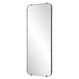 Pali Industrial Dressing Mirror - Gold by Uttermost - View 4