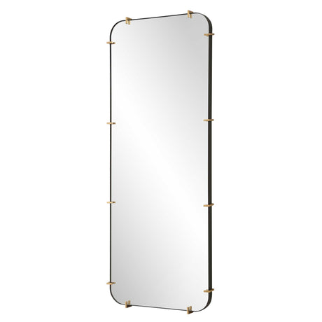 Pali Industrial Dressing Mirror - Gold by Uttermost - View 4