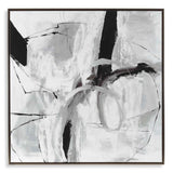 Looping Eternity Framed Abstract Art - Gray by Uttermost - View 1