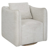 Corben Swivel Armchair - Silver by Uttermost - View 4