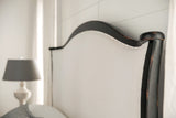 Ciao Bella King Upholstered Bed - Beige / Black by Hooker Furniture - View 6