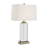 Genevieve Crystal Table Lamp Brass / Gold - Silver by Uttermost - View 1