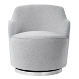 Hobart Casual Swivel Chair - Light Gray by Uttermost - View 1