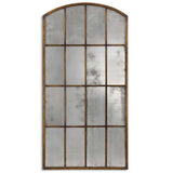 Amiel Antique Large Arch Mirror - Dark Brown by Uttermost - View 1