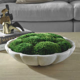 Awaken Moss Centerpiece - Green / White by Uttermost - View 2