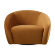 DeSoto Swivel Chair Hazlenut - Orange by Uttermost - View 1