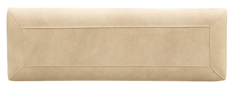 Cashiers Bed Bench Chestnut / Vintage Ecru - Beige / Dark Brown by Hooker Furniture - View 6