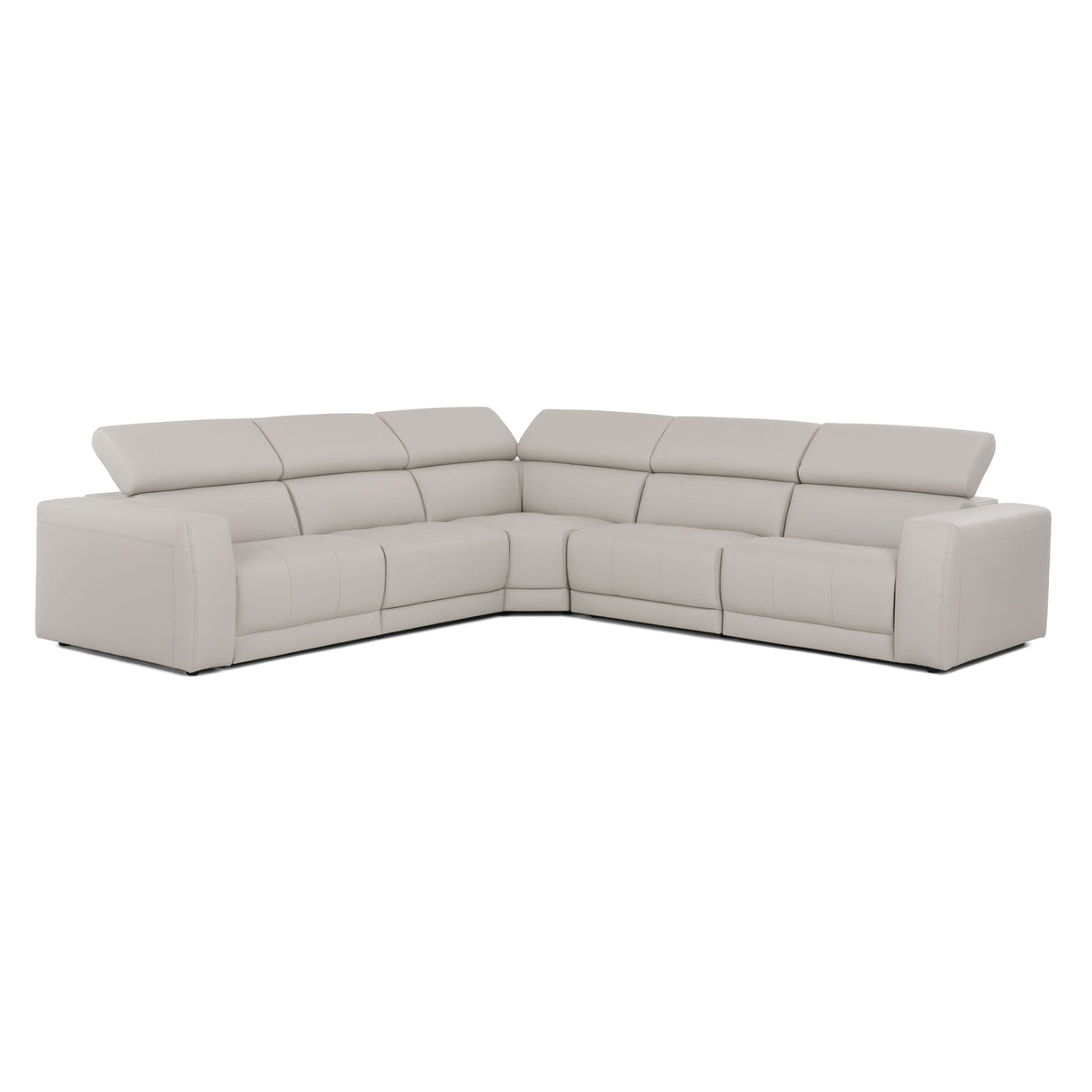 Dalton Modern Italian Light Grey Leather Sectional with Power Recliners – VIG Furniture