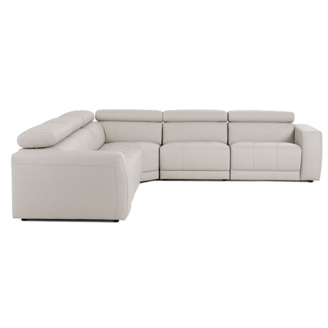Dalton Modern Italian Light Grey Leather Sectional with Power Recliners – VIG Furniture - sold by Home Elegance USA