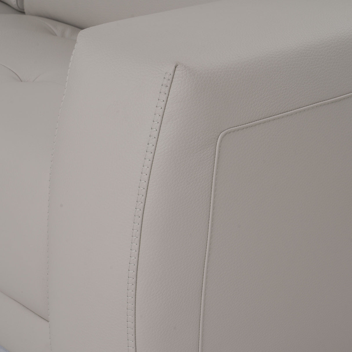 Dalton Modern Italian Light Grey Leather Sectional with Power Recliners – VIG Furniture