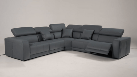 Dalton Modern Italian Blue Leather Sectional with Power Recliners – VIG Furniture - sold by Home Elegance USA