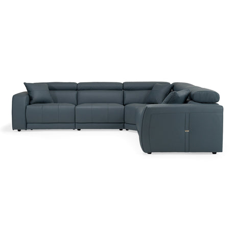 Dalton Modern Italian Blue Leather Sectional with Power Recliners – VIG Furniture - sold by Home Elegance USA