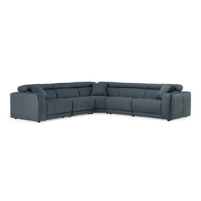 Dalton Modern Italian Blue Leather Sectional with Power Recliners – VIG Furniture - sold by Home Elegance USA