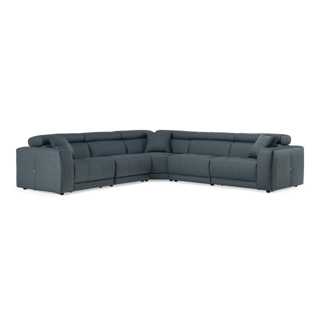 Dalton Modern Italian Blue Leather Sectional with Power Recliners – VIG Furniture - Home Elegance USA