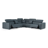 Dalton Modern Italian Blue Leather Sectional with Power Recliners – VIG Furniture - Home Elegance USA