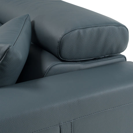 Dalton Modern Italian Blue Leather Sectional with Power Recliners – VIG Furniture - sold by Home Elegance USA
