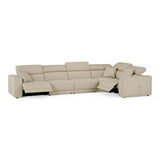 Dalton Italian Leather Power Reclining Sectional Sofa – Oyster | VIG Furniture VGDTDALTON-OYS