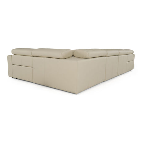 Dalton Italian Leather Power Reclining Sectional Sofa – Oyster | VIG Furniture VGDTDALTON-OYS