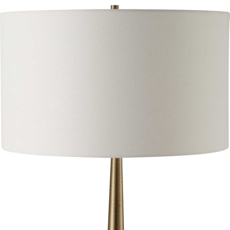 Faro White Marble Floor Lamp by Uttermost - View 5
