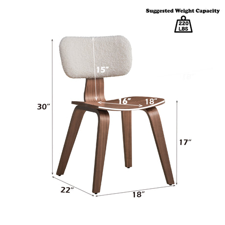 Casson 5Pcs Walnut Finish Dining Room Set - sold by Home Elegance USA