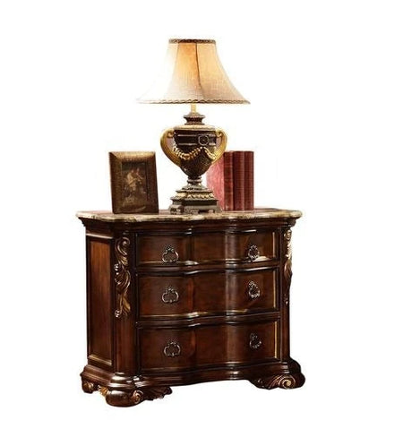 Bella Traditional Style Queen 5pc Bedroom set made with wood in Dark Walnut - sold by Home Elegance USA