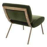 Knoll Mid-Century Accent Chair - Green by Uttermost - View 7