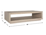 Prism Light Oak Coffee Table - Gray by Uttermost - View 6