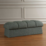 Harlem Bench Moss Green / Lake Blue - Dark Green by Uttermost - View 3