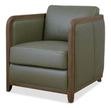 Breeze Accent Chair - Dark Green / Dark Brown by Hooker Furniture - View 4