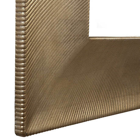 Valenton Large Mirror Champagne - Light Brown by Uttermost - View 5