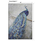 Proud Papa Hand Painted Art - Blue by Uttermost - View 3