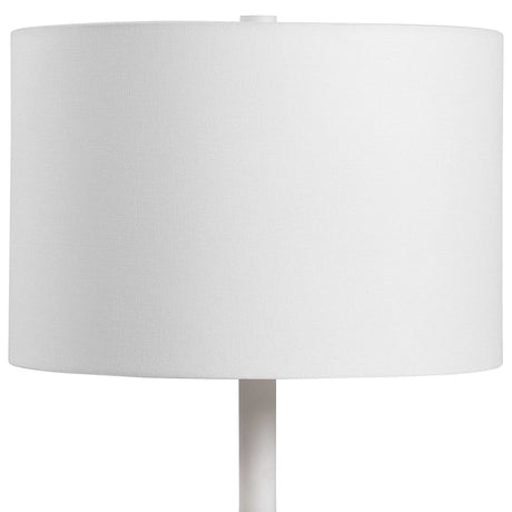 Tanali Modern Table Lamp White & Gray - White / Dark Gray by Uttermost - View 7