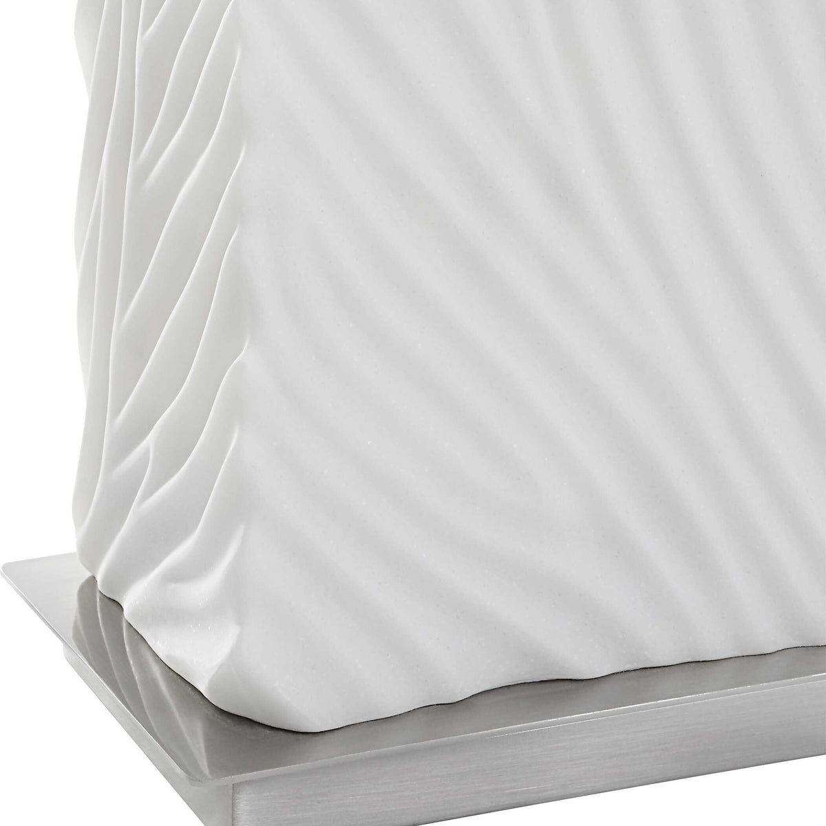 Pillar Marble Table Lamp - White by Uttermost - View 6