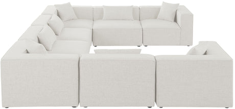 Cube - Modular Sectional 8 Piece - Cream - 630Cream - Sec8A - Home Elegance USA - 4